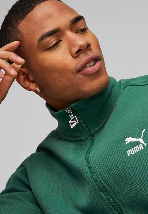 PUMA - T7 track jacket dk - vine
