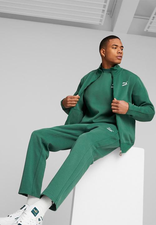 PUMA - T7 track jacket dk - vine