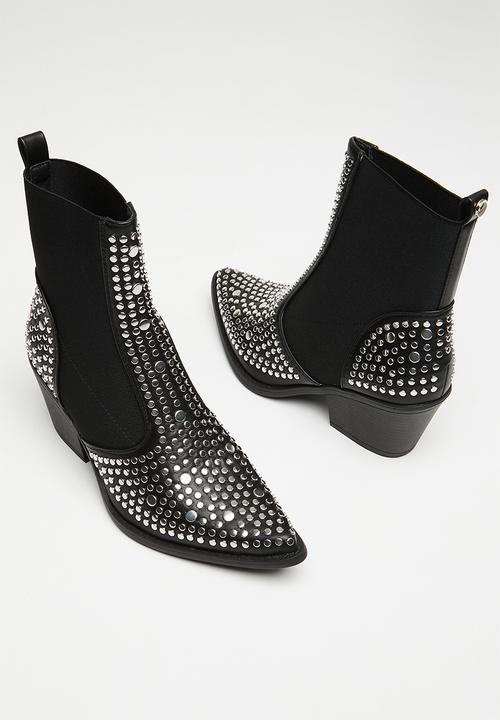SISSY BOY - Kick it boot - black
