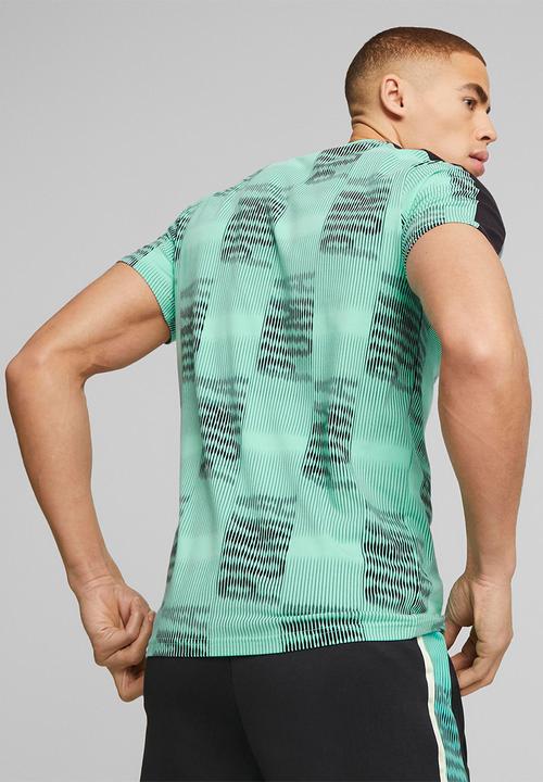 PUMA - T7 sport aop tee - mint-aop