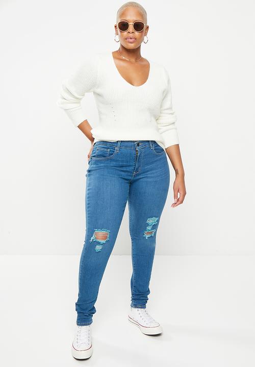 Levi’s® - Curvy super skinny - lapis longing