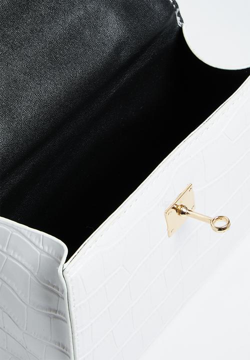 edit - Tash top handle bag - white