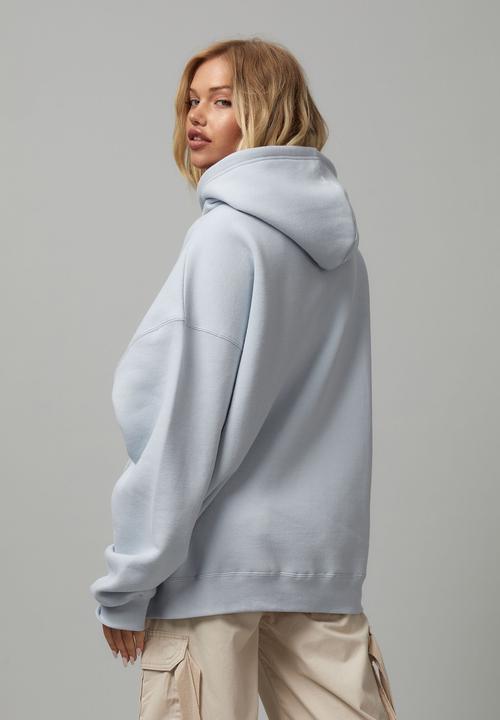 Factorie - Oversized zip through hoodie - artic ice/san Jose