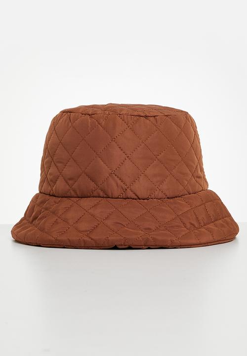 Superbalist - Quilted bucket hat - brown