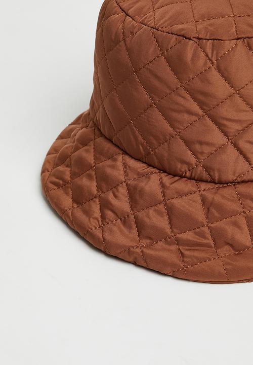 Superbalist - Quilted bucket hat - brown