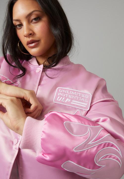 Factorie - Satin trophy jacket - unlimited potential/lilac sachet