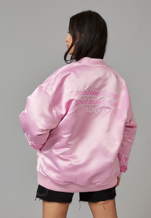 Factorie - Satin trophy jacket - unlimited potential/lilac sachet