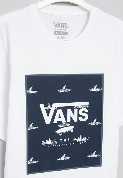 Vans - By print box boys - white-dress blues