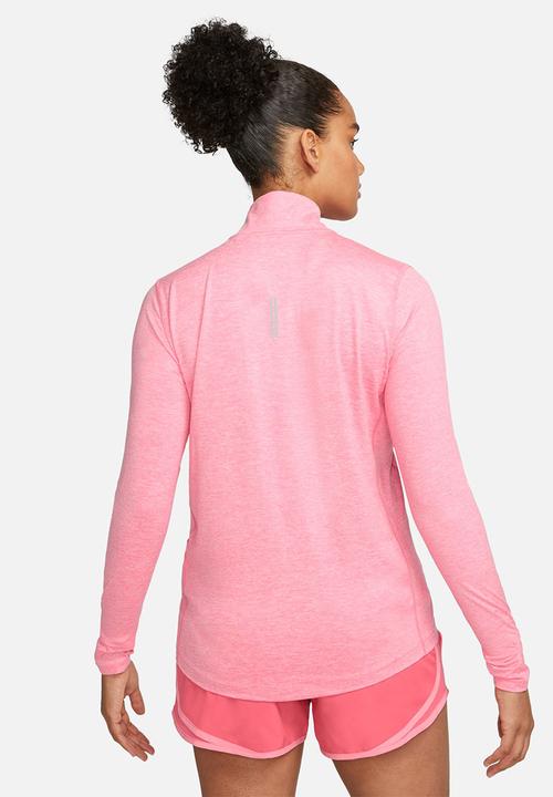 Nike - W nike dri-fit element top hz - coral chalk/pearl pink/reflective silv