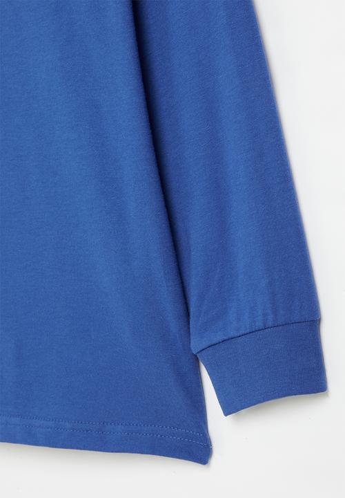 Vans - Reflective checkerboard flame long sleeve - true blue
