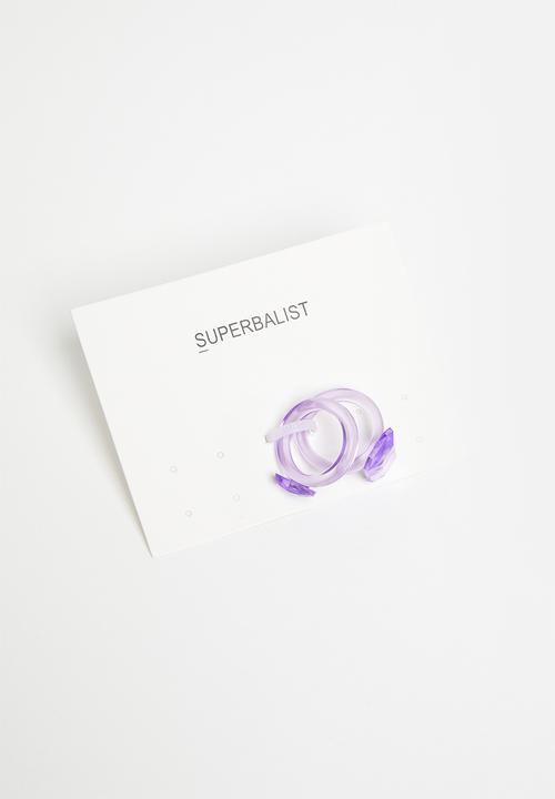 Superbalist - Sabine ring set - purple