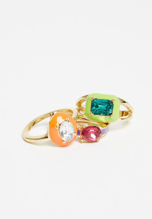 Superbalist - Ruby ring pack - multi