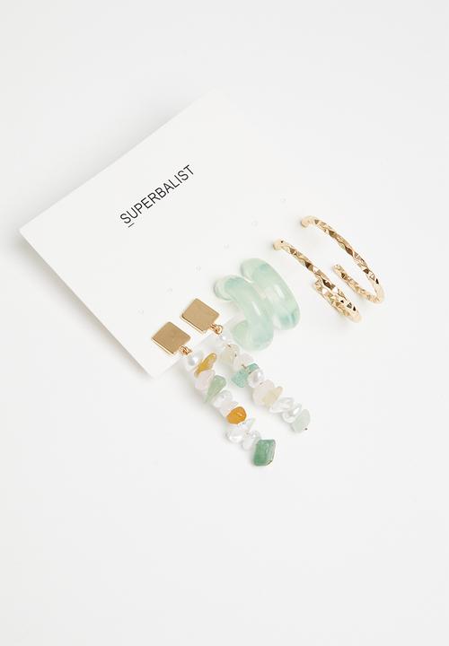 Superbalist - Andy earring pack - multi