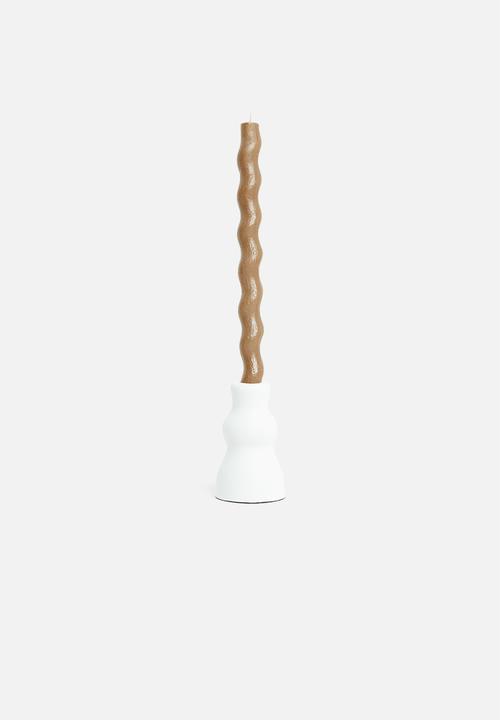 Okra Candle - Screwed dinner candle - cognac