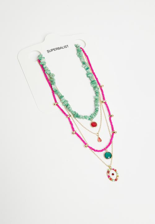 Superbalist - Lottie layered necklace - multi