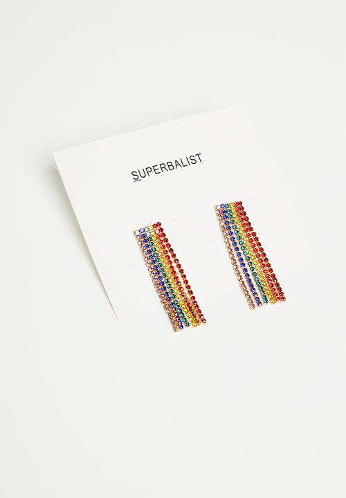 Superbalist - Yasmine statement earrings - multi