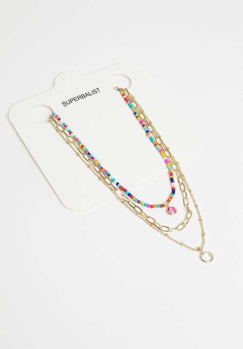 Superbalist - Jolene layered neckalce - multi