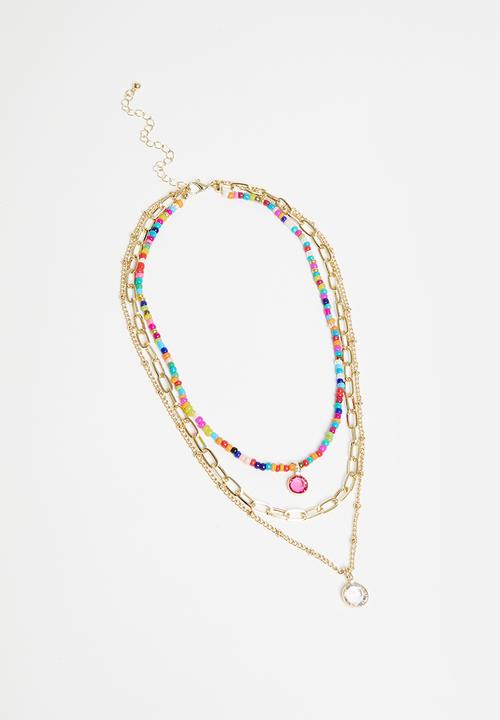 Superbalist - Jolene layered neckalce - multi