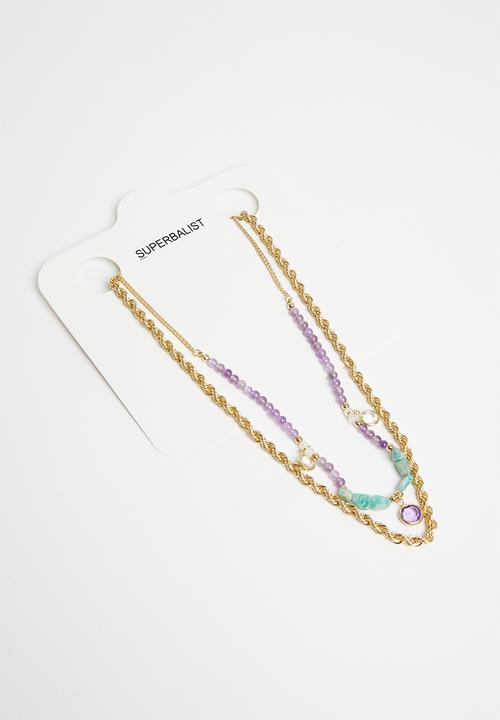 Superbalist - Sydney layered necklace - multi