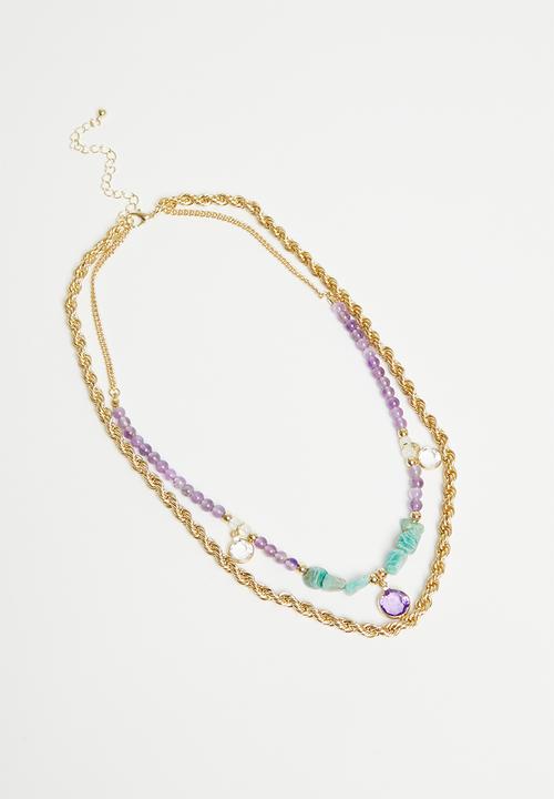 Superbalist - Sydney layered necklace - multi