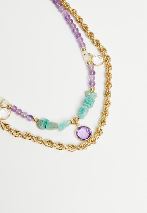 Superbalist - Sydney layered necklace - multi