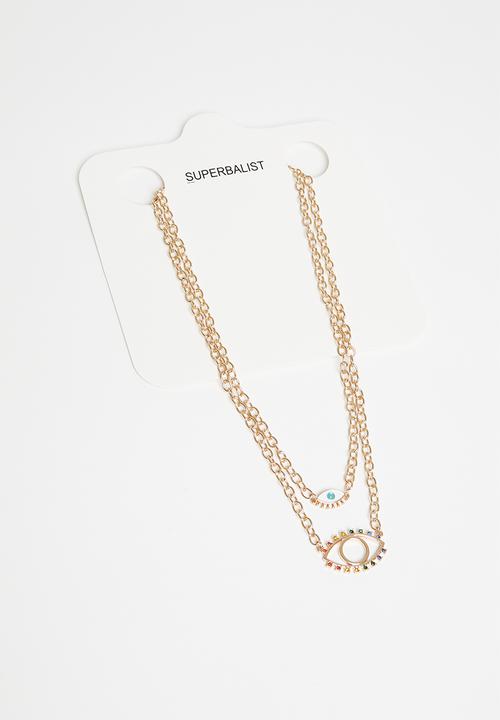 Superbalist - Anisa layered necklace - multi