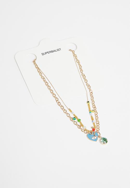 Superbalist - Sydney layered necklace - multi