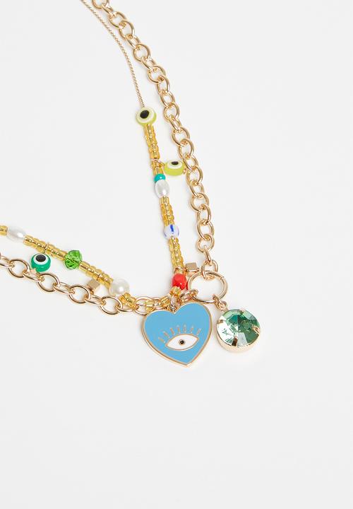 Superbalist - Sydney layered necklace - multi