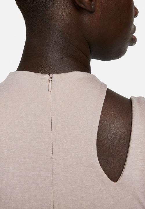 Nike - W nsw essntl bodysuit tank - diffused taupe/white