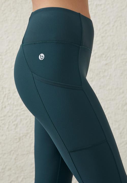 Cotton On - Premium fleece lined full length tight - pine tree