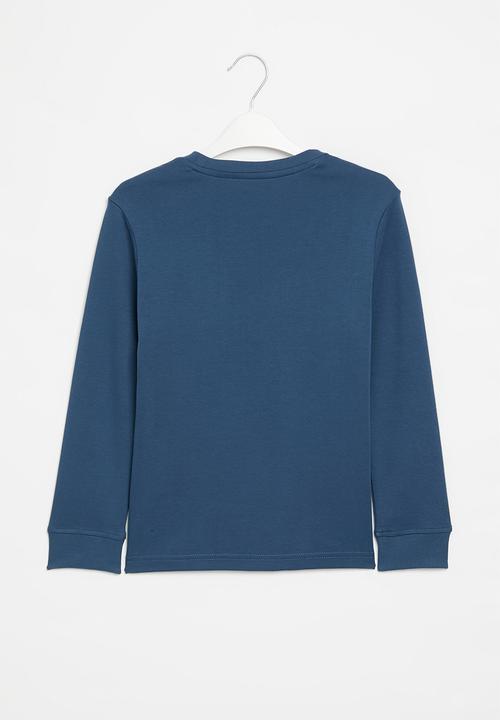 POLO - Boys jackson long sleeve tee - ocean