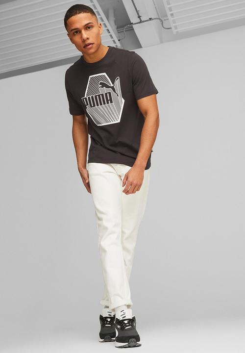 PUMA - Graphics rudagon tee - puma black