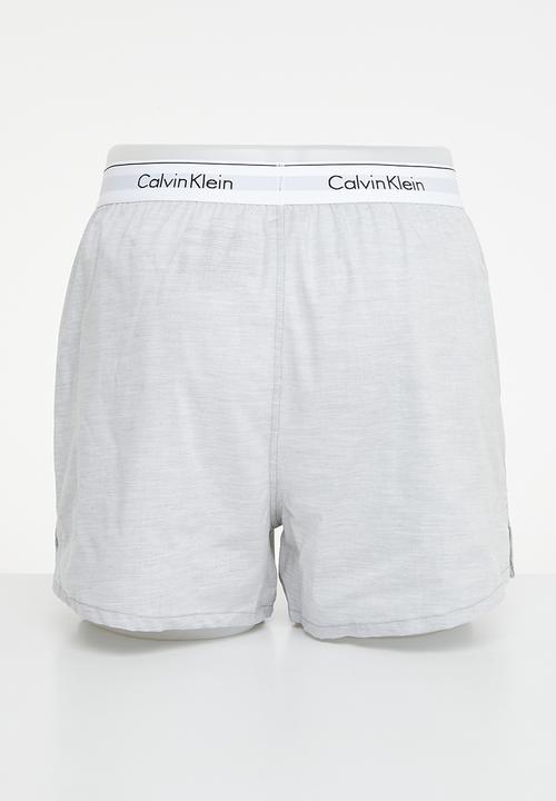 Calvin Klein - 2 pack slim fit boxers - black/grey heather