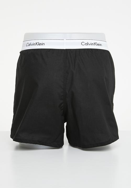 Calvin Klein - 2 pack slim fit boxers - black