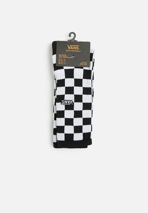 Vans - MN checkerboard crew II black-white check