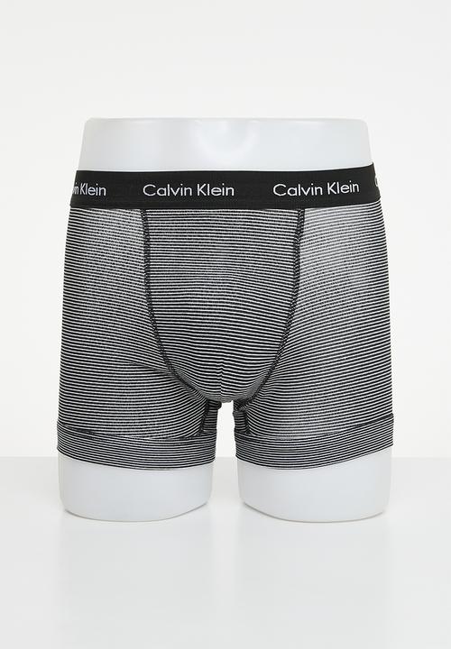 Calvin Klein - 3 pack trunks - white/black