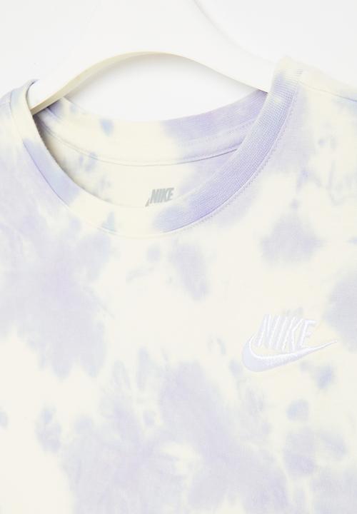 Nike - Nkg cloud wash boxy tee - light thistle