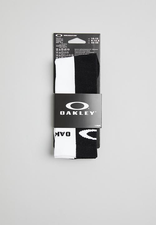 Oakley - Icon road short socks - white & black