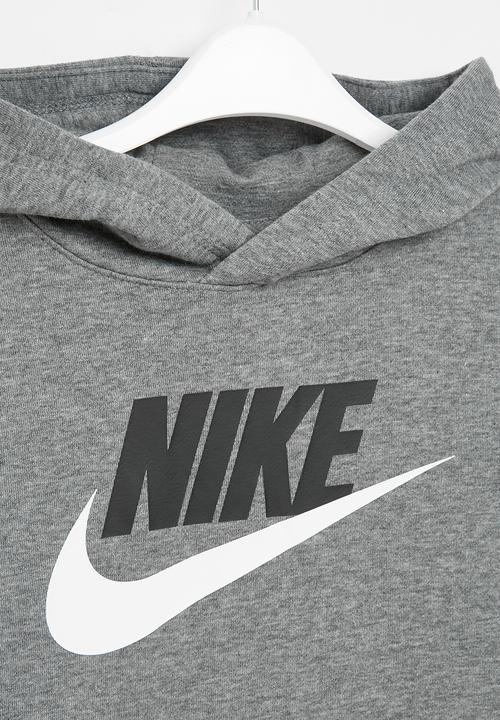 Nike - Nkn club hbr french terry po - carbon heather