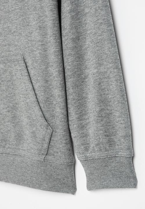 Nike - Nkn club hbr french terry po - carbon heather