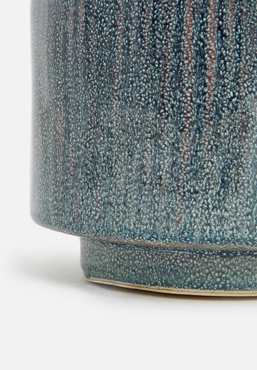 Silk By Design - Ceramic vase - grey