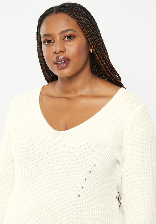 MANGO - Plus sweater kalev - light beige