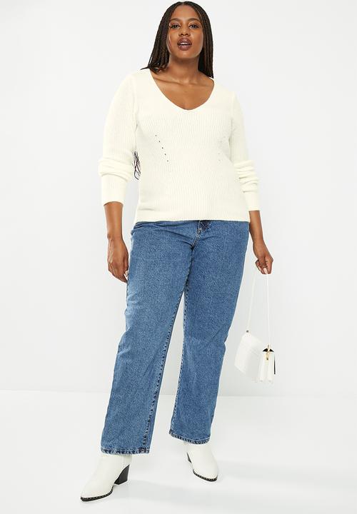 MANGO - Plus sweater kalev - light beige