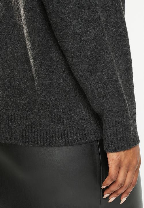 MANGO - Plus sweater marina - dark grey