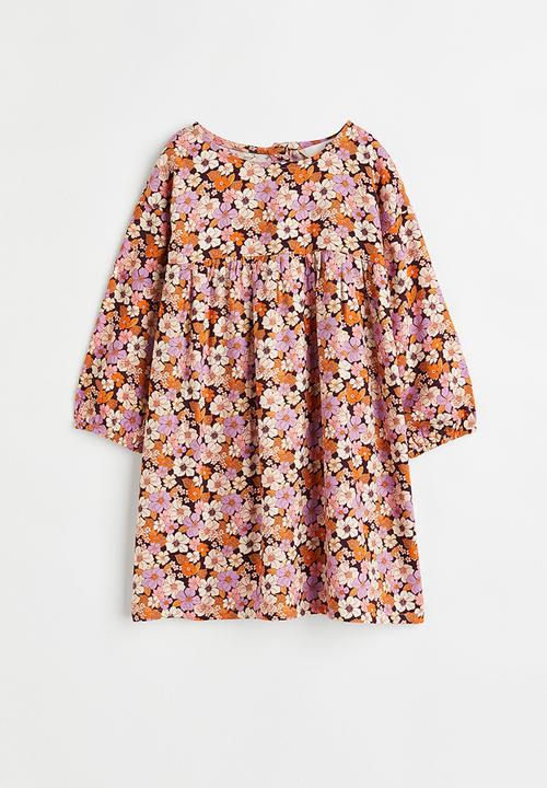 H&M - A-line dress - light purple/floral