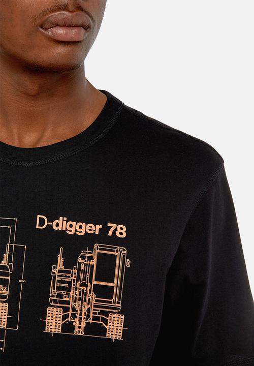 Diesel  - T-just-slits-g1 - black