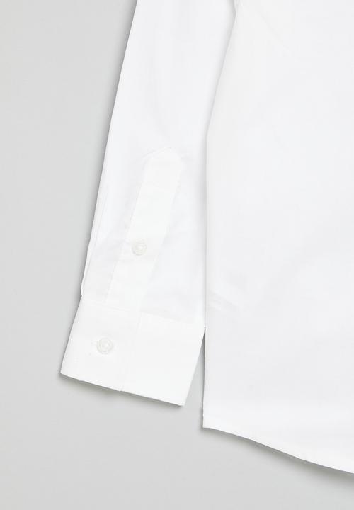 POLO - Boys nicholas ls shirt - white