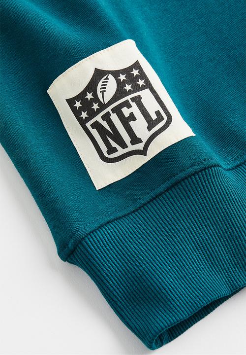 H&M - Oversized sweatshirt - dark turquoise/nfl