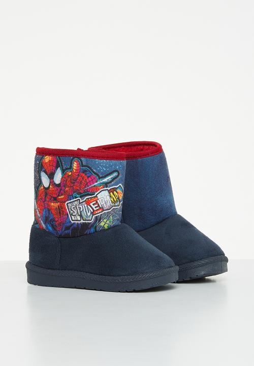 Character Group - Spiderman ugg boots - navy & red