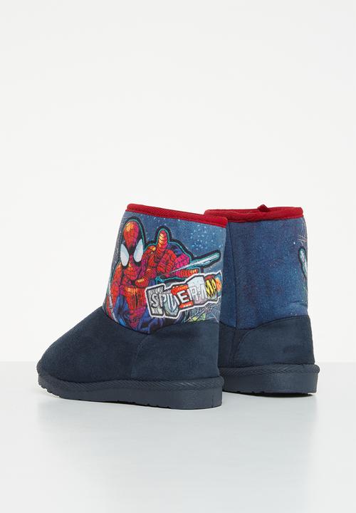 Character Group - Spiderman ugg boots - navy & red